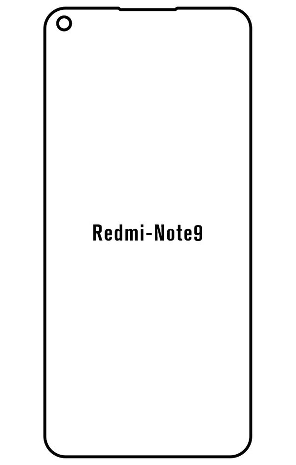 Film hydrogel Xiaomi Redmi Note 9（Globa） - Film écran anti-casse Hydrogel
