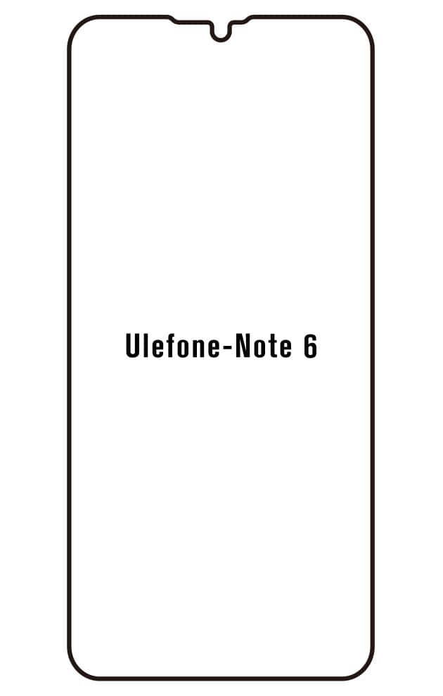 Film hydrogel Ulefone Note 6 - Film écran anti-casse Hydrogel