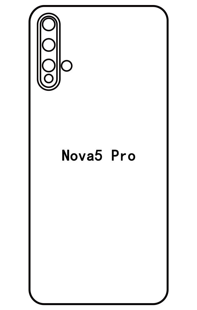 Film hydrogel Huawei Nova5 Pro - Film écran anti-casse Hydrogel