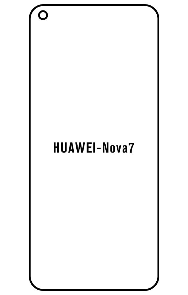 Film hydrogel Huawei Nova7 5G - Film écran anti-casse Hydrogel