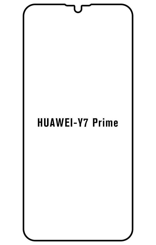 Film hydrogel Huawei Y7 Prime2019 - Film écran anti-casse Hydrogel