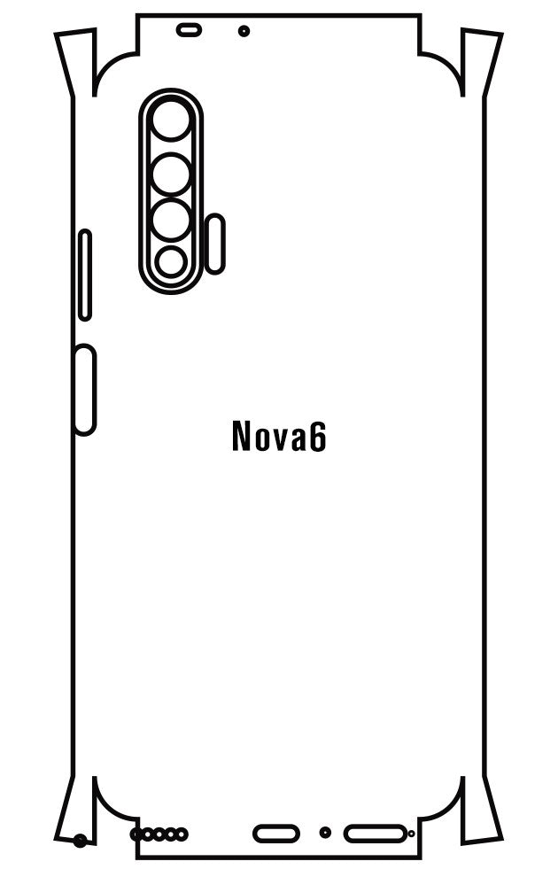 Film hydrogel Huawei Nova6 - Film écran anti-casse Hydrogel