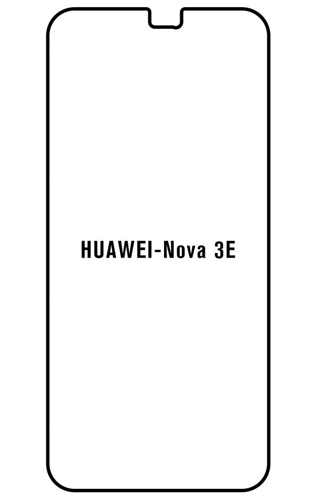 Film hydrogel Huawei Nova3e - Film écran anti-casse Hydrogel