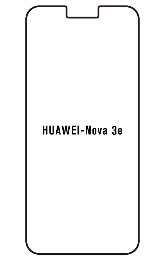 Film hydrogel Huawei Nova3e - Film écran anti-casse Hydrogel