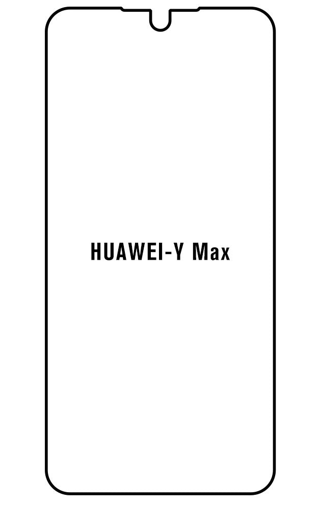 Film hydrogel Huawei Y Max - Film écran anti-casse Hydrogel
