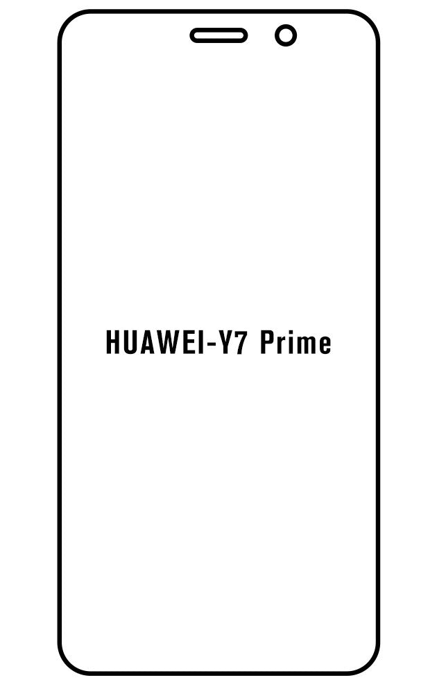 Film hydrogel Huawei Y7 Prime - Film écran anti-casse Hydrogel