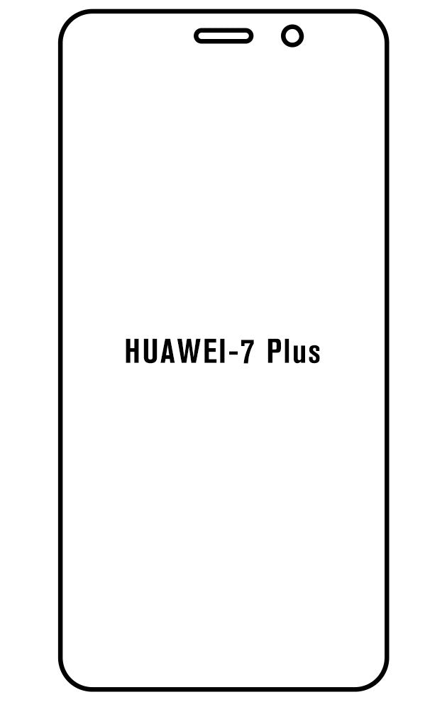 Film hydrogel Huawei Enjoy 7 Plus - Film écran anti-casse Hydrogel