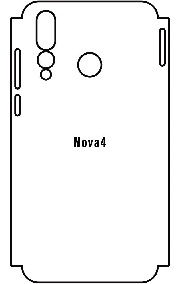 Film hydrogel Huawei Nova4 - Film écran anti-casse Hydrogel