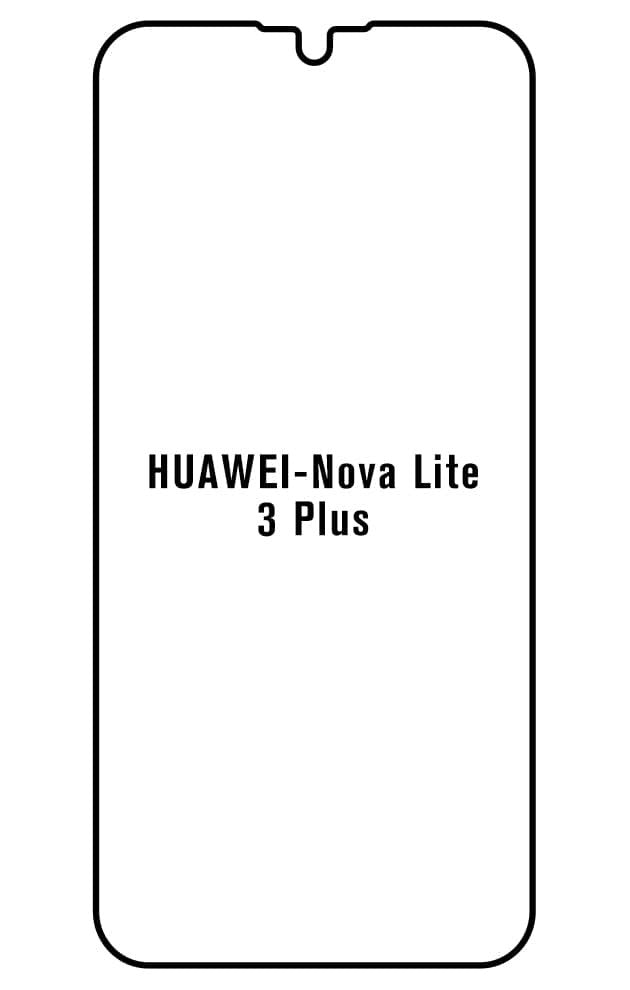 Film hydrogel Huawei Nova Lite 3 Plus - Film écran anti-casse Hydrogel