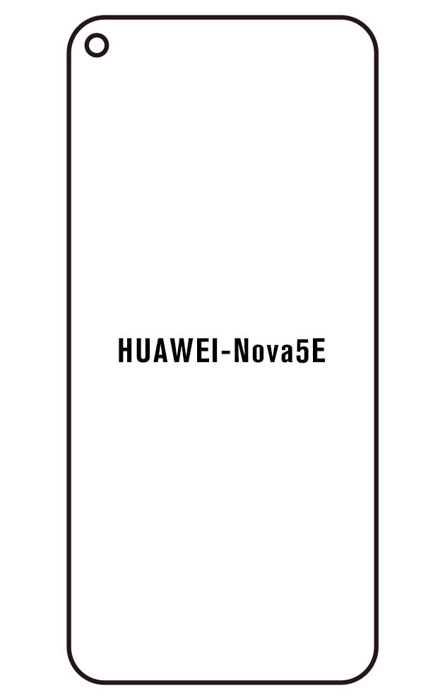 Film hydrogel Huawei Nova5E - Film écran anti-casse Hydrogel