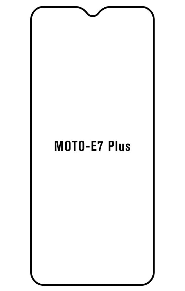 Film hydrogel Motorola E7 Plus - Film écran anti-casse Hydrogel