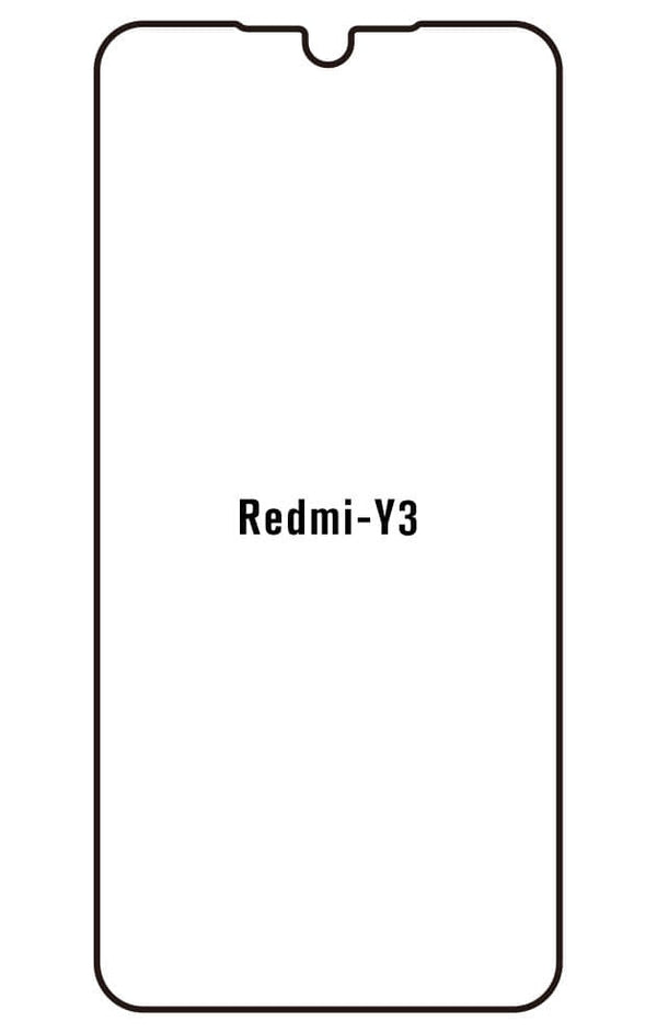 Film hydrogel Xiaomi Redmi Y3 - Film écran anti-casse Hydrogel