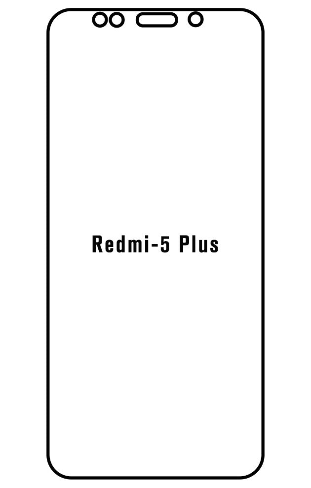 Film hydrogel Xiaomi Redmi 5Plus - Film écran anti-casse Hydrogel