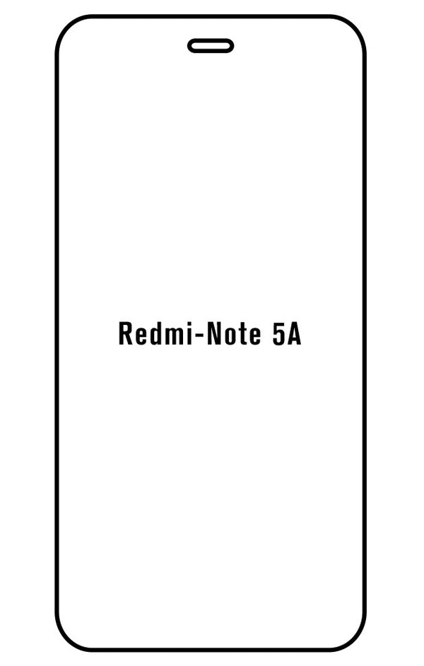 Film hydrogel Xiaomi Redmi Note 5A-Y1 - Film écran anti-casse Hydrogel