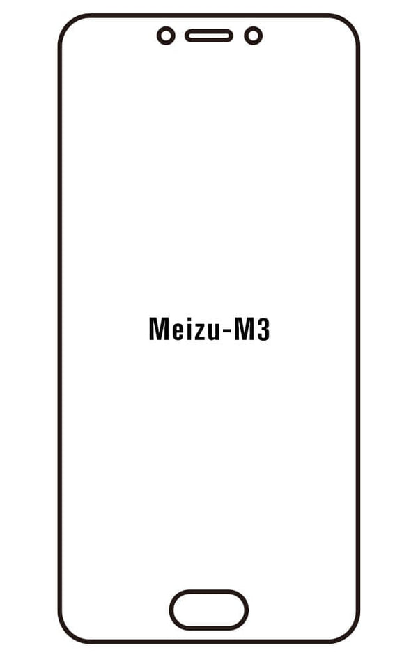 Film hydrogel Meizu M3 - Film écran anti-casse Hydrogel