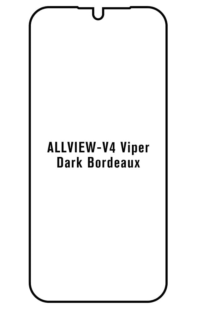 Film hydrogel pour Allview V4 Viper Dark Bordeaux