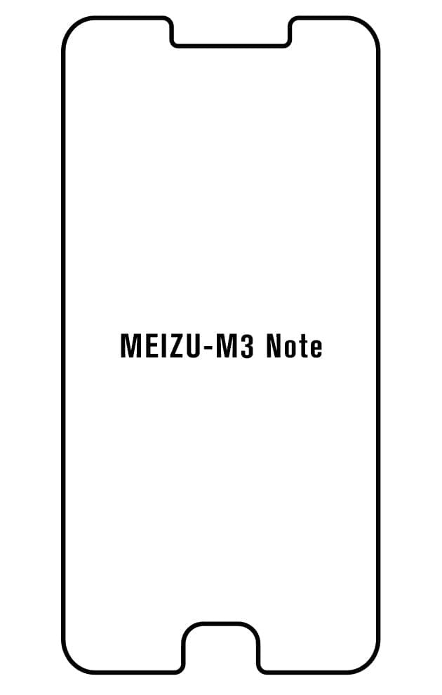 Film hydrogel Meizu M3 Note（Note3） - Film écran anti-casse Hydrogel
