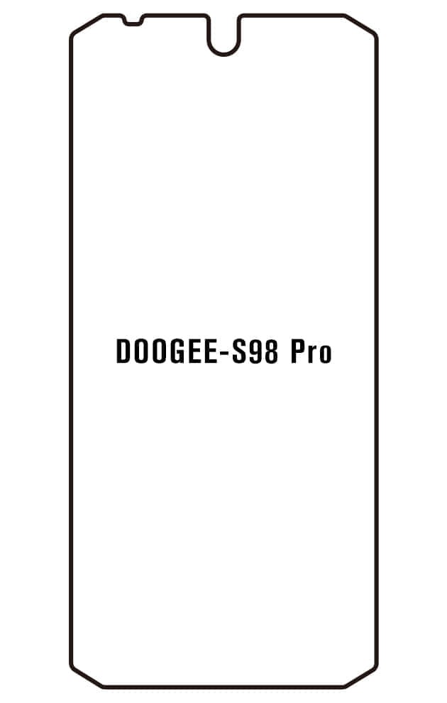 Film hydrogel pour écran Doogee S98 Pro