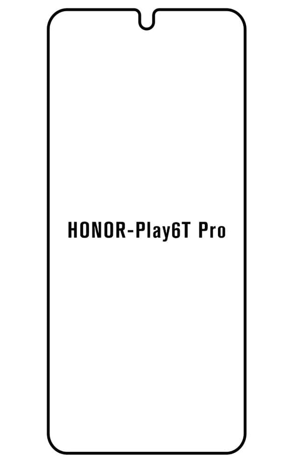 Film hydrogel pour écran Honor Play 6T Pro