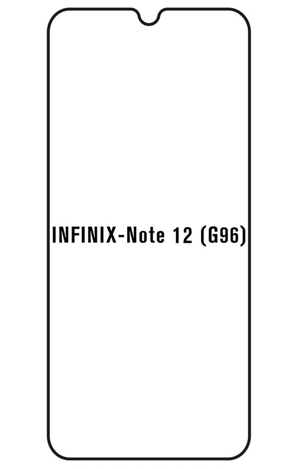 Film hydrogel pour Infinix Note 12 (G96)