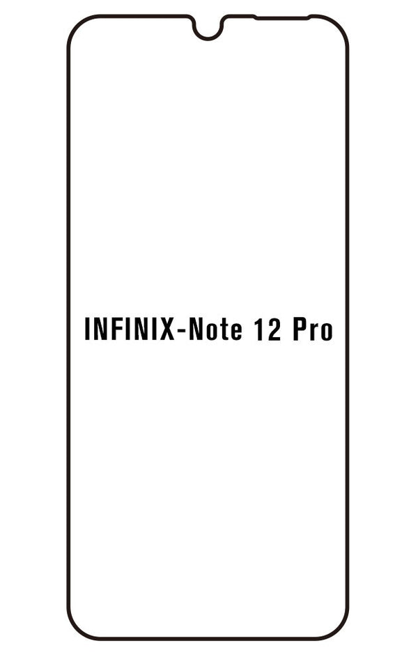 Film hydrogel pour Infinix Note 12 Pro 4G