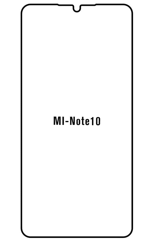 Film hydrogel pour écran Xiaomi Mi Note10