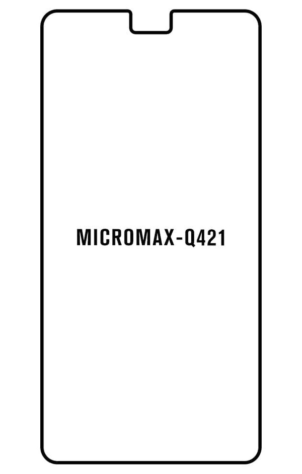 Film hydrogel pour écran Micromax Q421