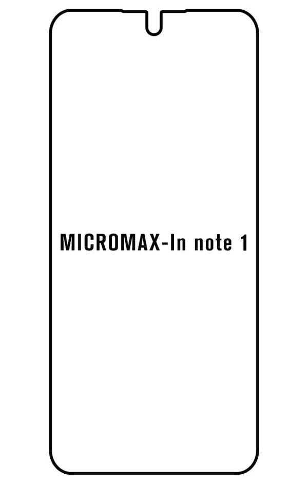 Film hydrogel pour écran Micromax in note 1