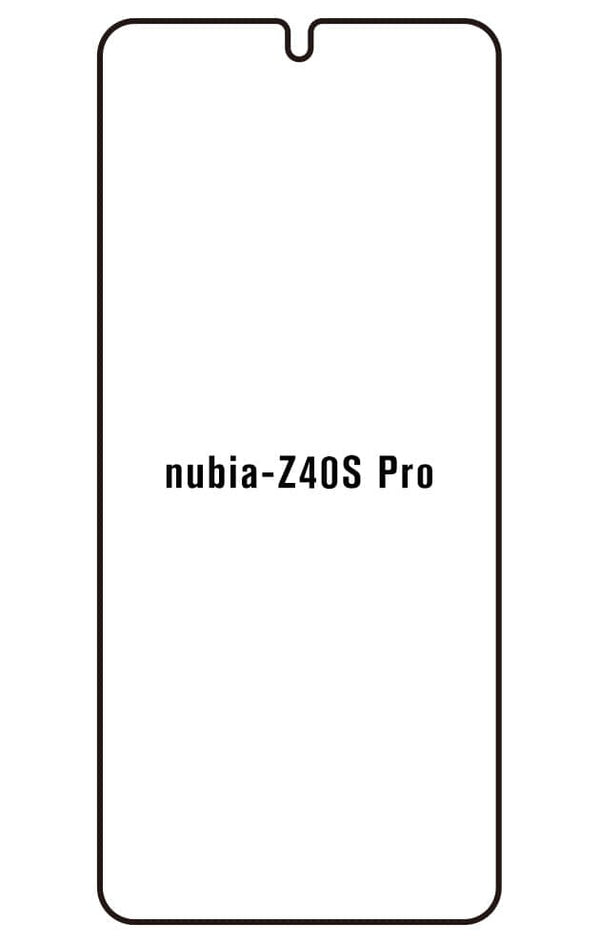 Film hydrogel pour écran Nubia Z40S Pro