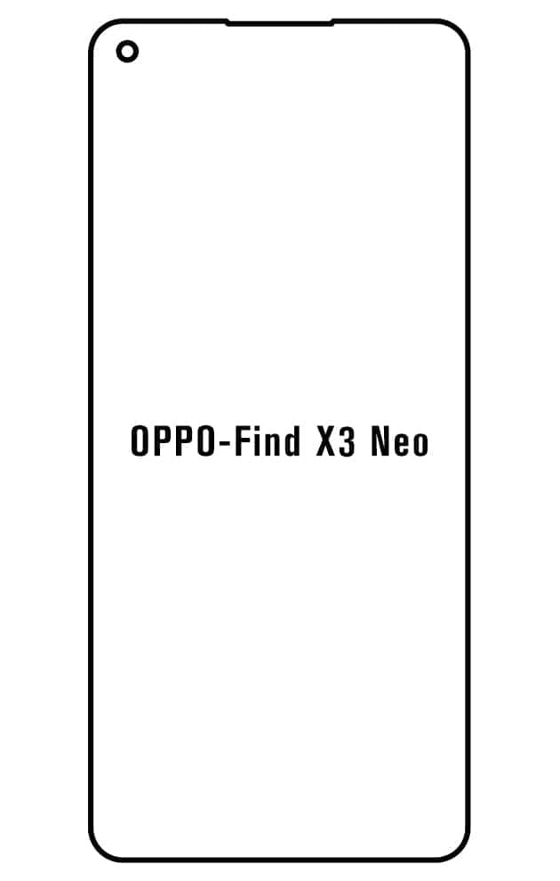 Film hydrogel pour Oppo Find X3 Neo-Spain SE