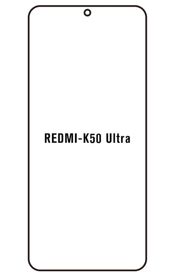 Film hydrogel pour écran Xiaomi Redmi K50 Ultra