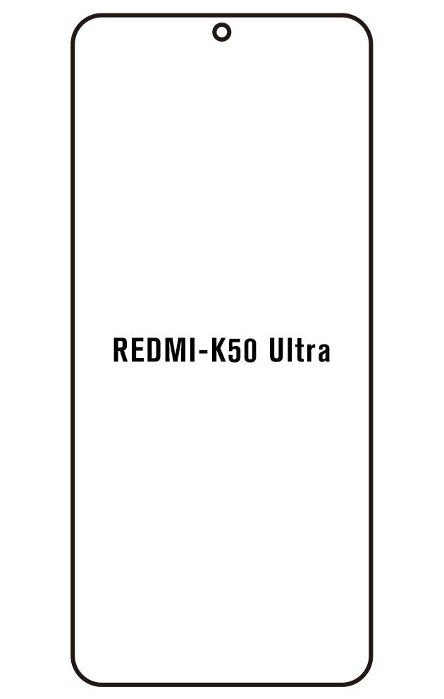 Film hydrogel pour écran Xiaomi Redmi K50 Ultra