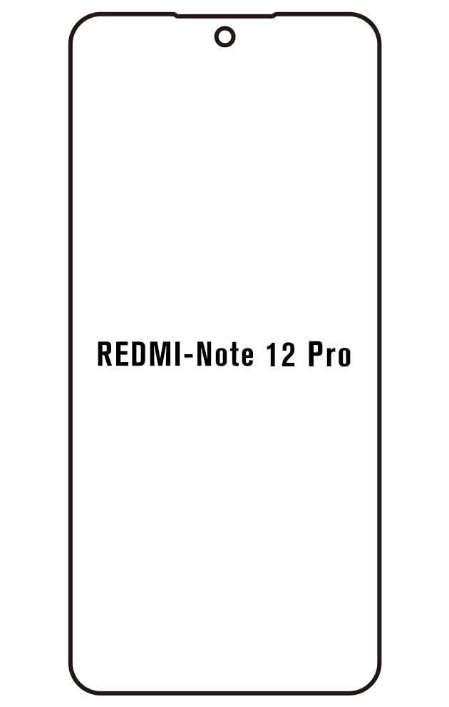 Film hydrogel pour écran Xiaomi Redmi Note 12 Pro