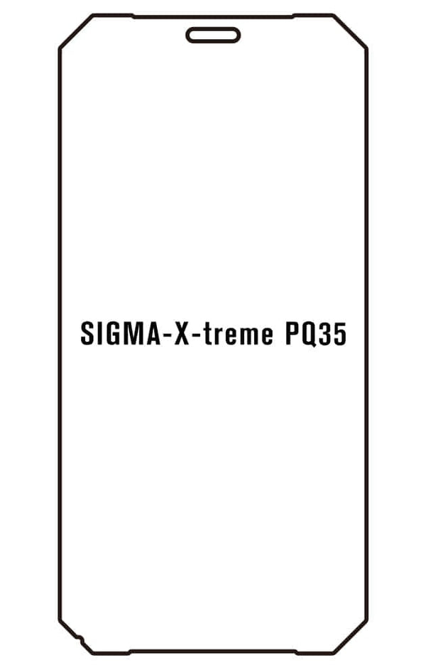 Film hydrogel pour Sigma mobile X-treme PQ35