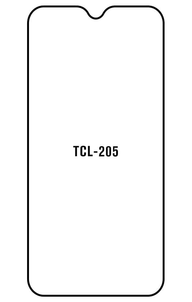 Film hydrogel pour TCL 205