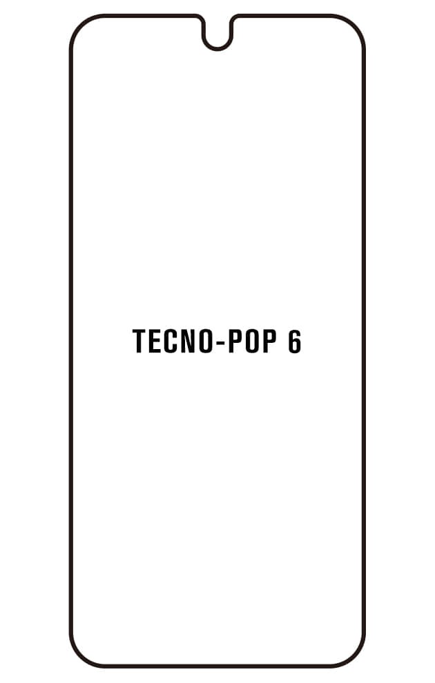 Film hydrogel pour écran Tecno Pop 6