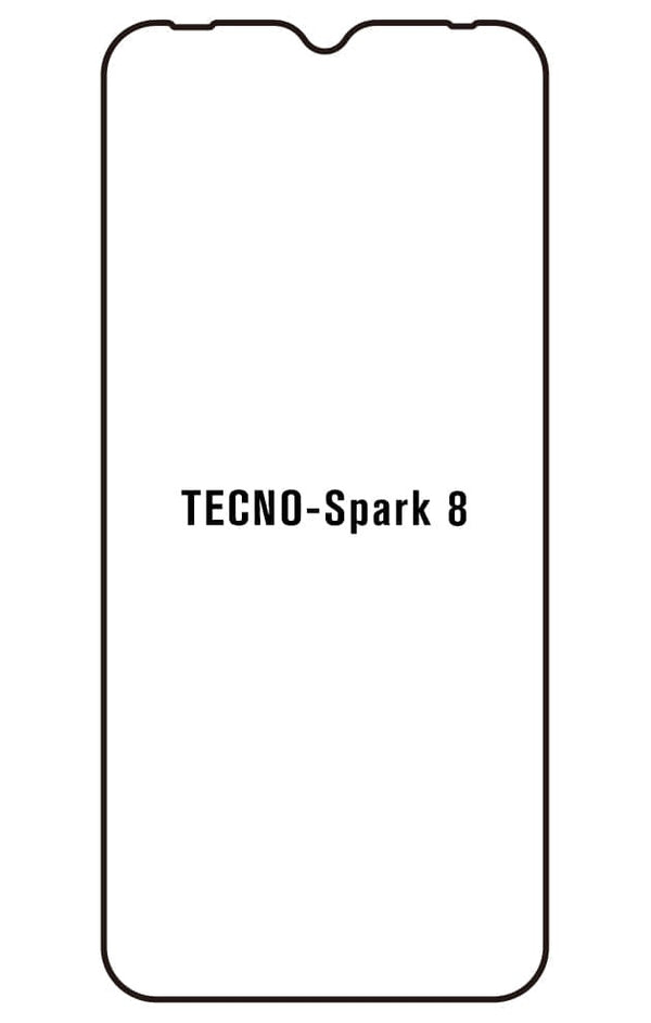 Film hydrogel pour écran Tecno Spark 8