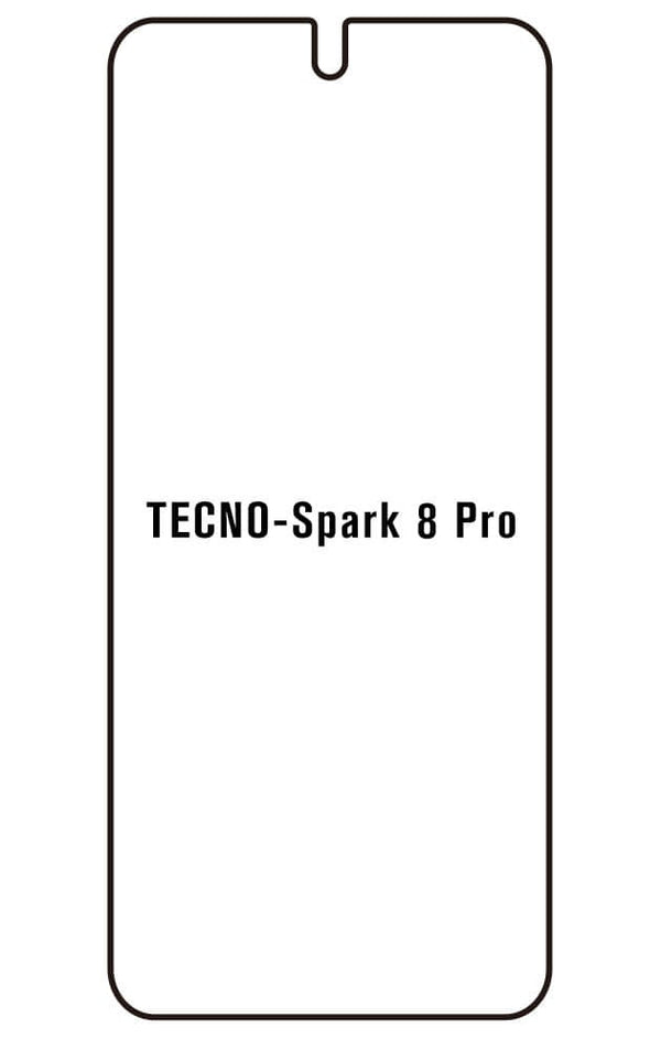 Film hydrogel pour écran Tecno Spark 8 Pro