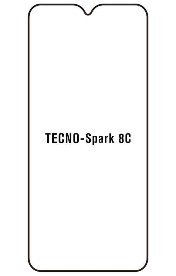 Film hydrogel pour écran Tecno Spark 8C