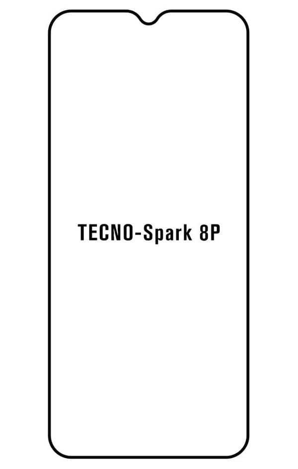 Film hydrogel pour écran Tecno Spark 8P