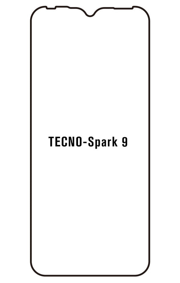 Film hydrogel pour écran Tecno Spark 9
