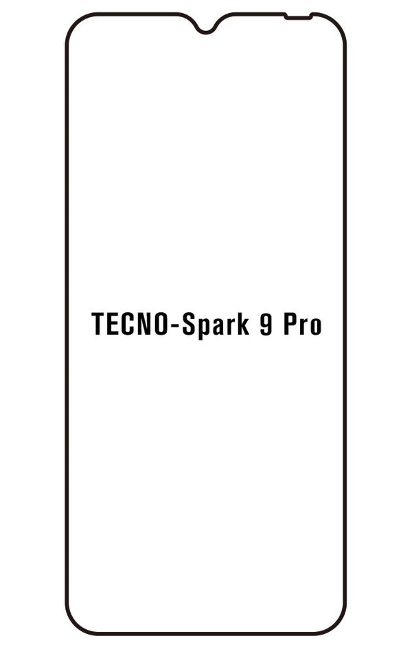 Film hydrogel pour écran Tecno Spark 9 Pro