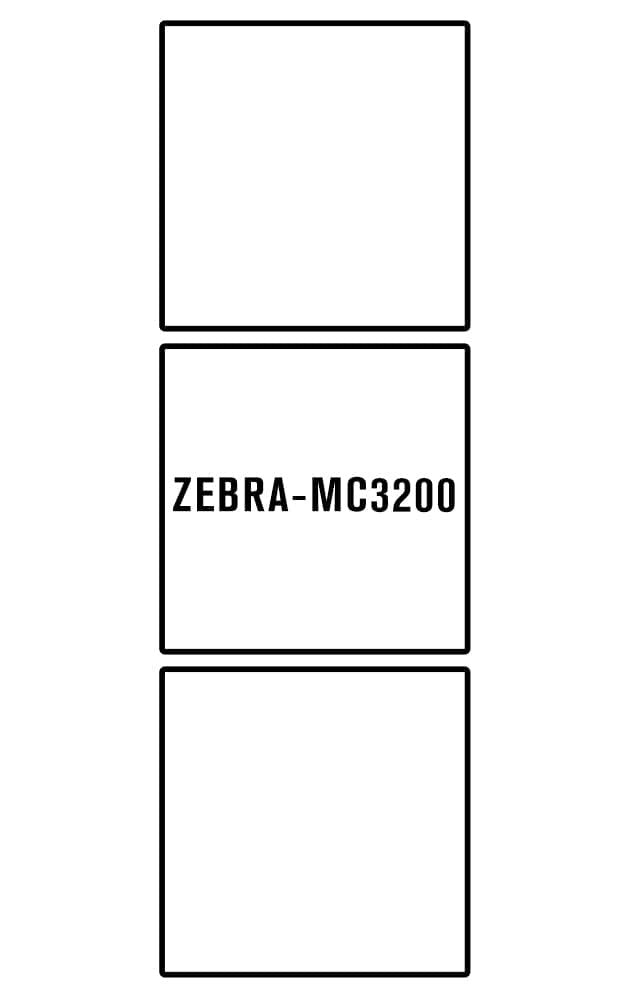 Film hydrogel pour écran Zebra-Symbol MC3200
