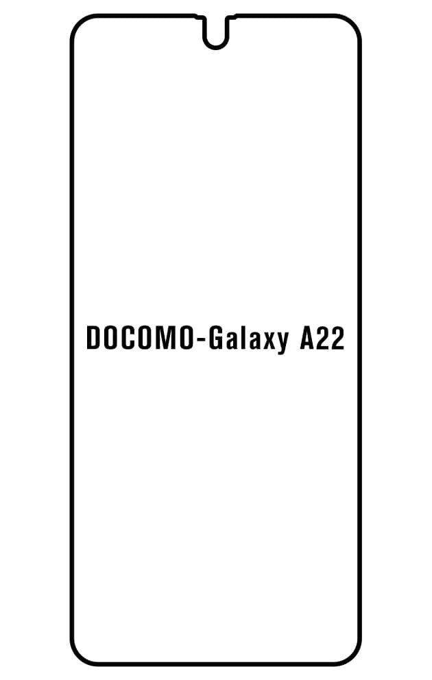 Film hydrogel pour Docomo Galaxy A22 5G