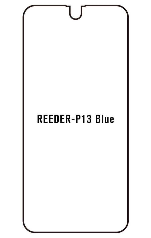 Film hydrogel pour Reeder P13 Blue 2021