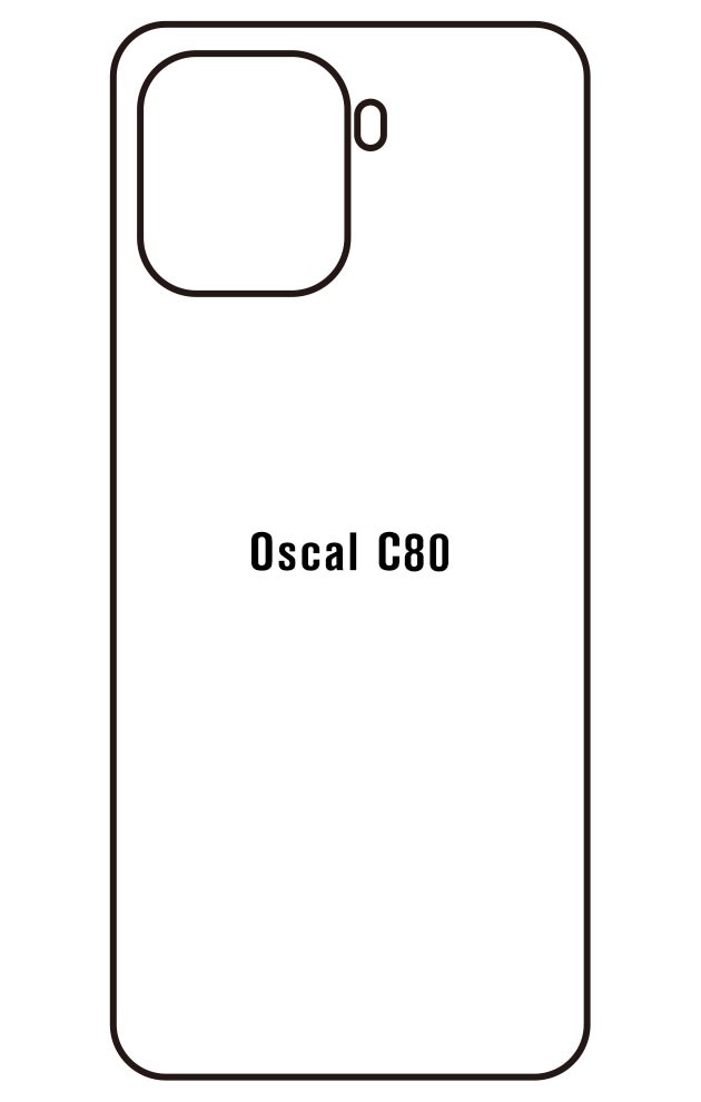 Film hydrogel pour écran Oscal C80