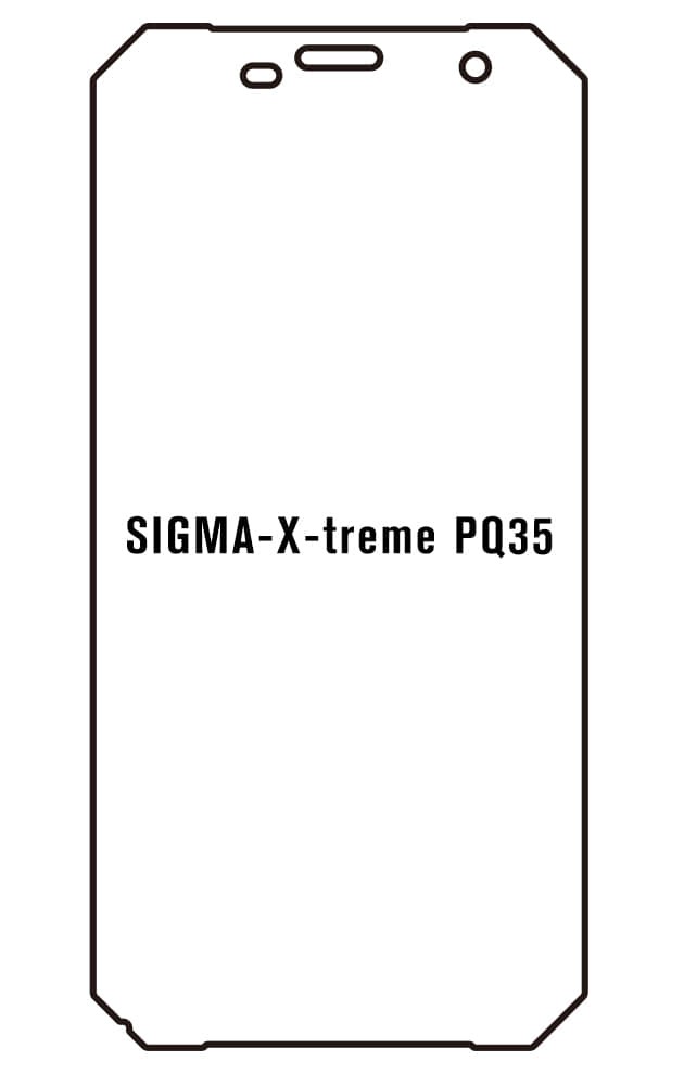 Film hydrogel pour Sigma mobile X-treme PQ35