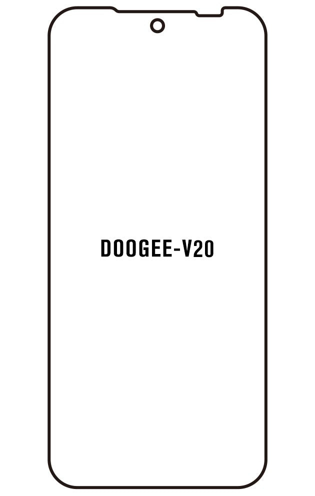 Film hydrogel pour écran Doogee V20