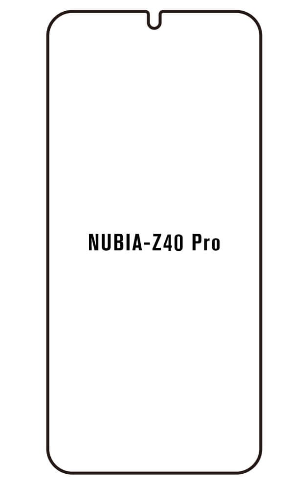 Film hydrogel pour écran Nubia Z40 Pro