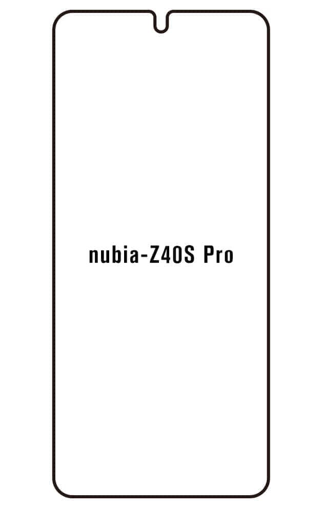 Film hydrogel pour écran Nubia Z40S Pro